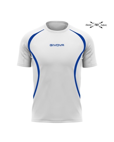 RUNNING SHIRT Givova LR04 Maglia Tecnica Girocollo Vari Colori Bianco Azzurro RUNNING SHIRT Givova LR04 Maglia Tecnica Girocollo Vari Colori Bianco Azzurro