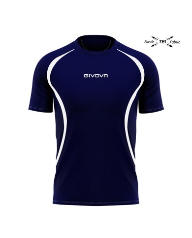 RUNNING SHIRT Givova LR04 Maglia Tecnica Girocollo Vari Colori Blu Bianco RUNNING SHIRT Givova LR04 Maglia Tecnica Girocollo Vari Colori Blu Bianco