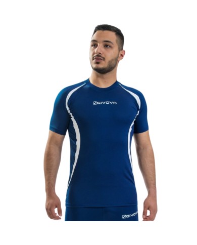 RUNNING SHIRT Givova LR04 Maglia Tecnica Girocollo Vari Colori Blu Bianco RUNNING SHIRT Givova LR04 Maglia Tecnica Girocollo Vari Colori Blu Bianco