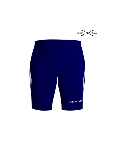 RUNNING SHORT Givova LR01 Fitness Allenamento Unisex Blu RUNNING SHORT Givova LR01 Fitness Allenamento Unisex Blu