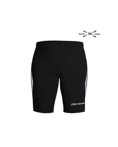 RUNNING SHORT Givova LR01 Fitness Allenamento Unisex Nero RUNNING SHORT Givova LR01 Fitness Allenamento Unisex Nero