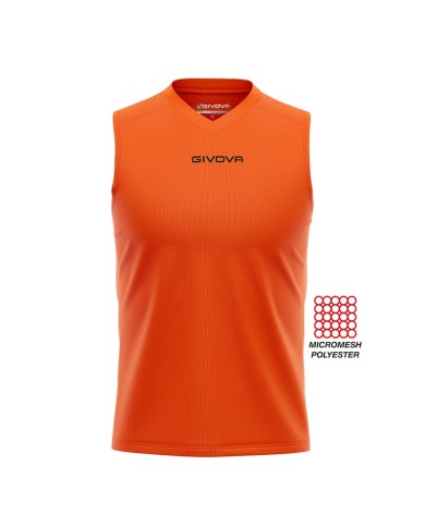 SHIRT SMANICATO GIVOVA ONE ARANCIO FLUO Tg. 2XL SHIRT SMANICATO GIVOVA ONE ARANCIO FLUO Tg. 2XL