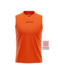 SHIRT SMANICATO GIVOVA ONE ARANCIO FLUO Tg. 2XL