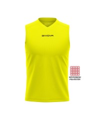 SHIRT SMANICATO GIVOVA ONE GIALLO FLUO Tg. 2XL
