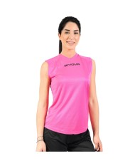 Shirt SMANICATO ONE Givova MAC02 Canotta Unisex Sport Fuxia MAC020028 Shirt SMANICATO ONE Givova MAC02 Canotta Unisex Sport Fuxia MAC020028