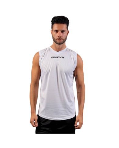 SHIRT SMANICATO GIVOVA ONE BIANCO Tg. 2XL SHIRT SMANICATO GIVOVA ONE BIANCO Tg. 2XL