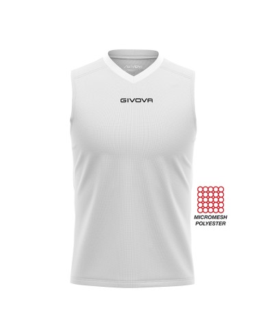 SHIRT SMANICATO GIVOVA ONE BIANCO Tg. 2XL SHIRT SMANICATO GIVOVA ONE BIANCO Tg. 2XL