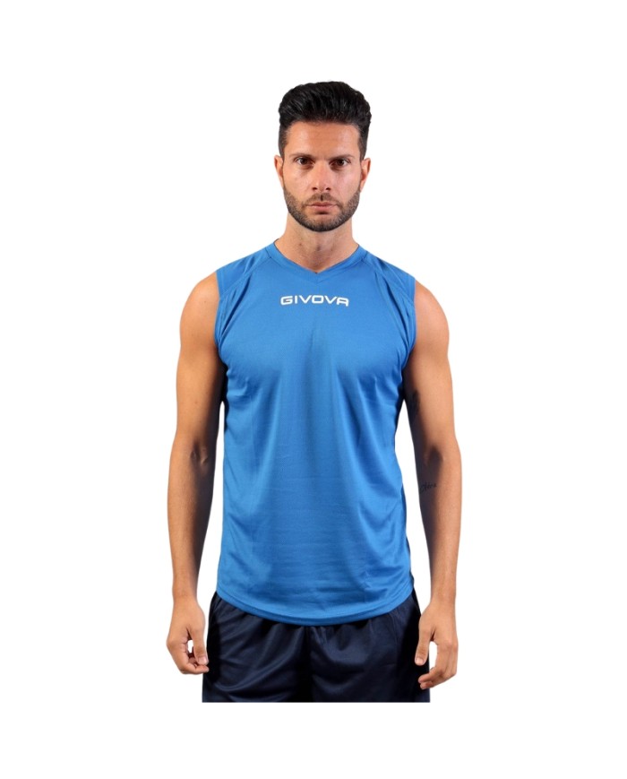 SHIRT SMANICATO GIVOVA ONE AZZURRO Tg. 2XL