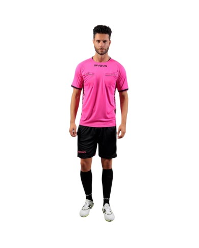 Completino da Arbitro Givova KIT FLAG KITA08 Adulto Unisex Fuxia Nero KITA080610 Completino da Arbitro Givova KIT FLAG KITA08 Adulto Unisex Fuxia Nero KITA080610