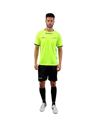 Completino da Arbitro Givova KIT FLAG KITA08 Adulto Unisex Giallo Fluo Nero KITA081910 Completino da Arbitro Givova KIT FLAG KITA08 Adulto Unisex Giallo Fluo Nero KITA081910