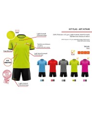 Completino da Arbitro Givova KIT FLAG KITA08 Adulto Unisex Giallo Fluo Nero KITA081910