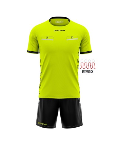 Completino da Arbitro Givova KIT FLAG KITA08 Adulto Unisex Giallo Fluo Nero KITA081910 Completino da Arbitro Givova KIT FLAG KITA08 Adulto Unisex Giallo Fluo Nero KITA081910