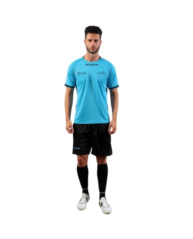 Completino da Arbitro Givova KIT FLAG KITA08 Adulto Unisex Turchese Nero KITA082410 Completino da Arbitro Givova KIT FLAG KITA08 Adulto Unisex Turchese Nero KITA082410