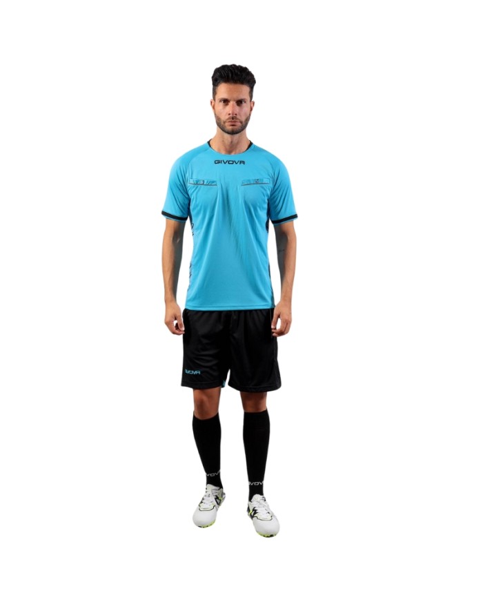 Completino da Arbitro Givova KIT FLAG KITA08 Adulto Unisex Turchese Nero KITA082410 Completino da Arbitro Givova KIT FLAG KITA08 Adulto Unisex Turchese Nero KITA082410