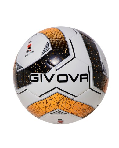 Pallone da Calcio Givova Academy School PAL026 Calcetto Nero Arancio Fluo Pallone da Calcio Givova Academy School PAL026 Calcetto Nero Arancio Fluo