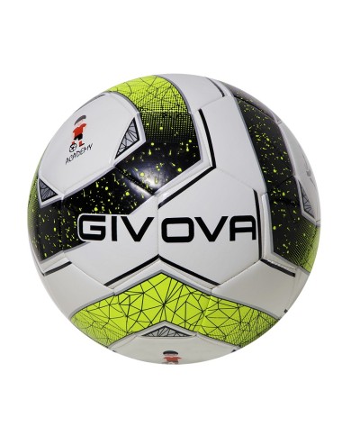 Pallone da Calcio Givova Academy School PAL026 Calcetto Nero Giallo Fluo Pallone da Calcio Givova Academy School PAL026 Calcetto Nero Giallo Fluo