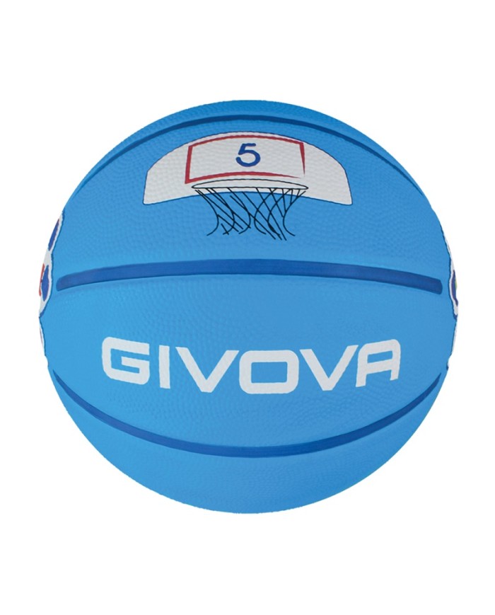 Pallone da MiniBasket Givova Easy B1000 n°5 Blu Pallacanestro PALB03 Pallone da MiniBasket Givova Easy B1000 n°5 Blu Pallacanestro PALB03