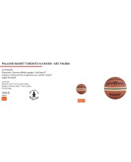 PALLONE BASKET TORONTO N.5 (B1500) ARANCIO Tg. 5 PALLONE BASKET TORONTO N.5 (B1500) ARANCIO Tg. 5