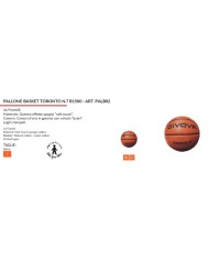 PALLONE BASKET TORONTO N.7 (B1500 ) ARANCIO Tg. 7 PALLONE BASKET TORONTO N.7 (B1500 ) ARANCIO Tg. 7