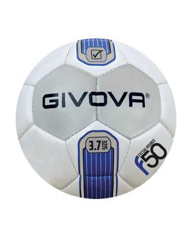 Pallone da Futsal Givova Bounce F50 Azzurro Silver n°3.7 Calcetto PAL0160230