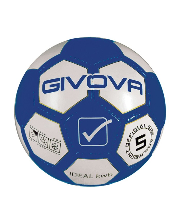 PALLONE MATCH IDEAL KWB AZZURRO/BIANCO Tg. 4