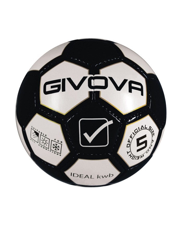 PALLONE MATCH IDEAL KWB NERO/BIANCO Tg. 4 PALLONE MATCH IDEAL KWB NERO/BIANCO Tg. 4