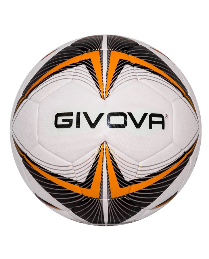 Pallone da Calcio Givova Match King PAL024 Nero Arancio Fluo Calcetto Pallone da Calcio Givova Match King PAL024 Nero Arancio Fluo Calcetto