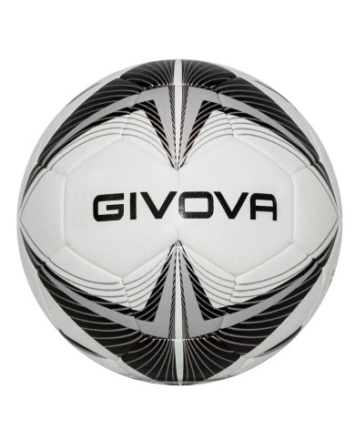 Pallone da Calcio Givova Match King PAL024 Nero Argento Calcetto Pallone da Calcio Givova Match King PAL024 Nero Argento Calcetto