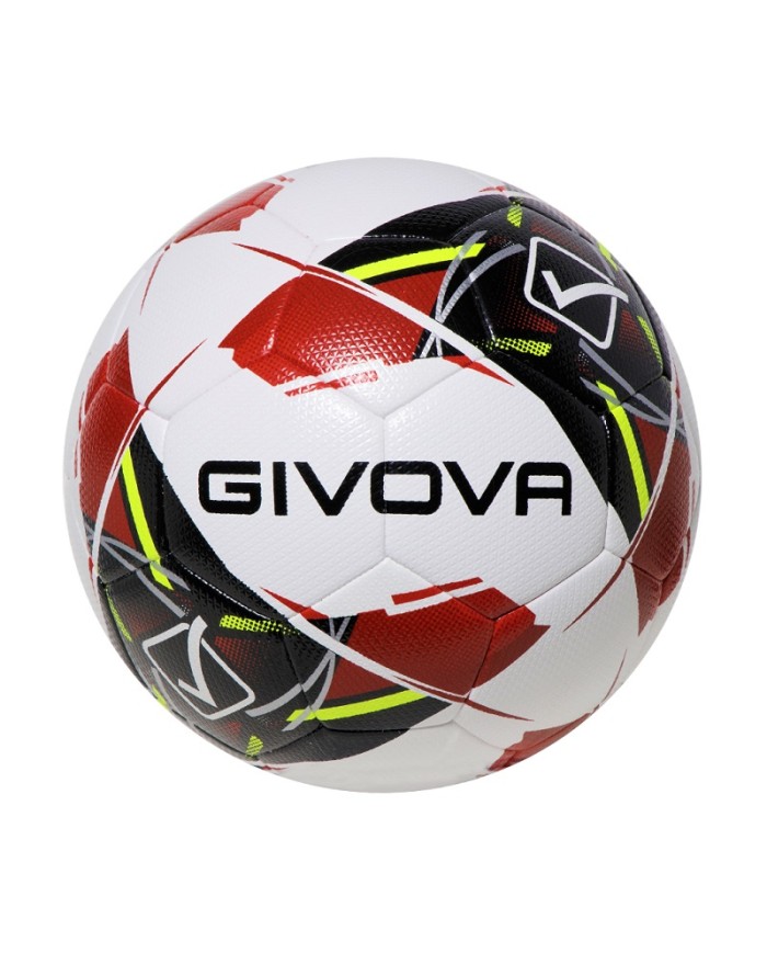 Pallone da Calcio Givova Match New Maya Rosso Nero PAL025 Calcetto Pallone da Calcio Givova Match New Maya Rosso Nero PAL025 Calcetto
