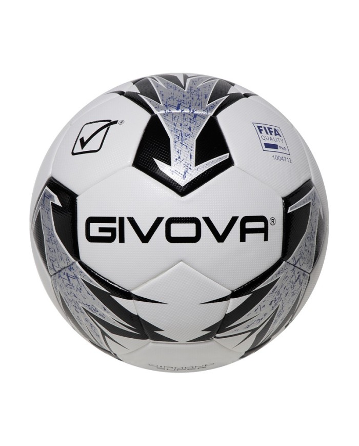 Pallone da Calcio Givova Super Diamond Fifa n°5 Nero Argento PAL0211030 Pallone da Calcio Givova Super Diamond Fifa n°5 Nero Argento PAL0211030