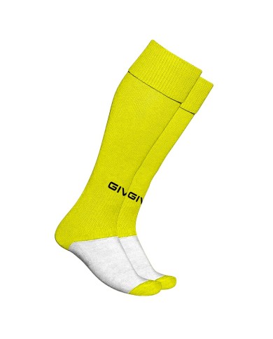 Calzettoni Givova CALZA CALCIO C001 Giallo Fluo Calcetto Basket Sport C0010019