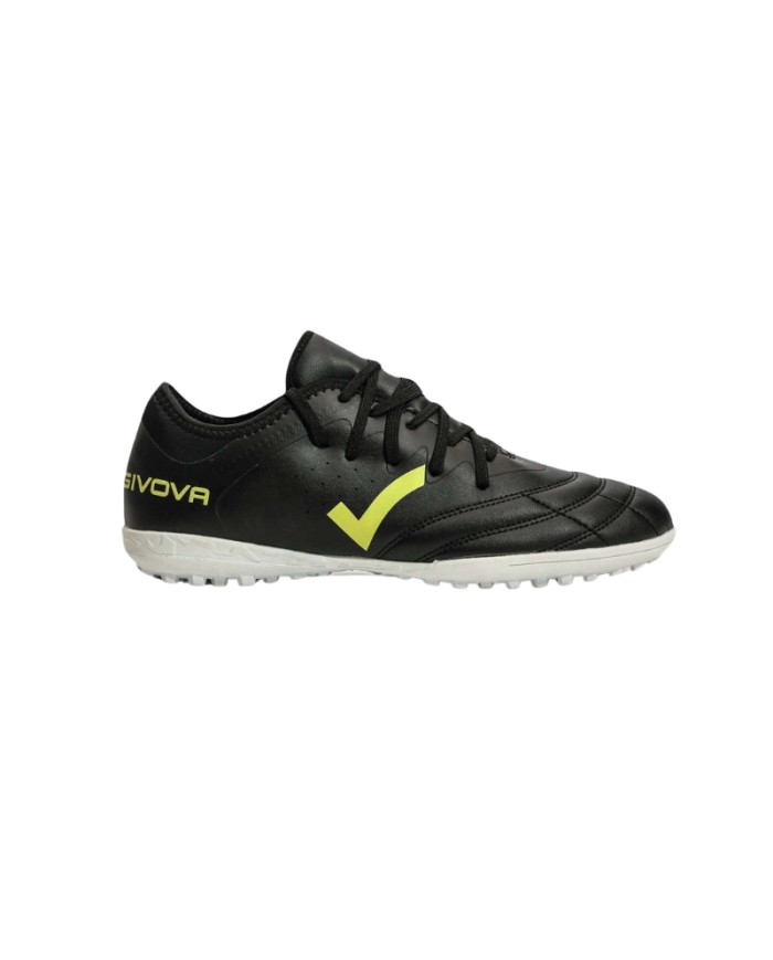 Scarpa da Calcetto Givova Flash SC25 Turf Adulto Nero Giallo Fluo SC251019
