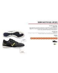Scarpa da Calcetto Givova Flash SC25 Turf Adulto Nero Giallo Fluo SC251019