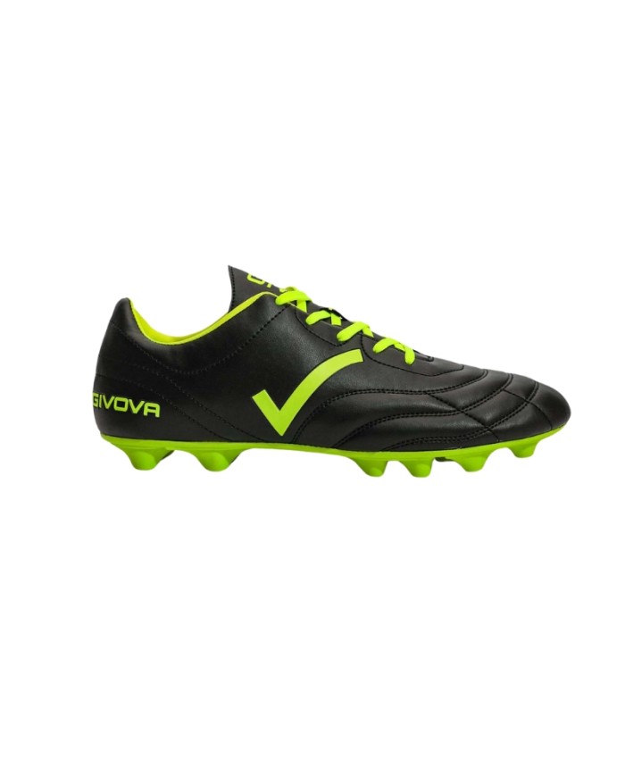 Scarpa da Calcio Givova Goal SC24 Adulto Nero Giallo Fluo SC241019
