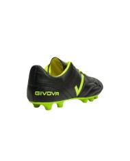 Scarpa da Calcio Givova Goal SC24 Adulto Nero Giallo Fluo SC241019