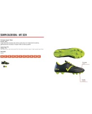 Scarpa da Calcio Givova Goal SC24 Adulto Nero Giallo Fluo SC241019