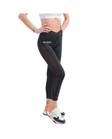 Leggins VELO Givova GIVDANCE07 Danza Fitness Tempo Libero Nero Leggins VELO Givova GIVDANCE07 Danza Fitness Tempo Libero Nero