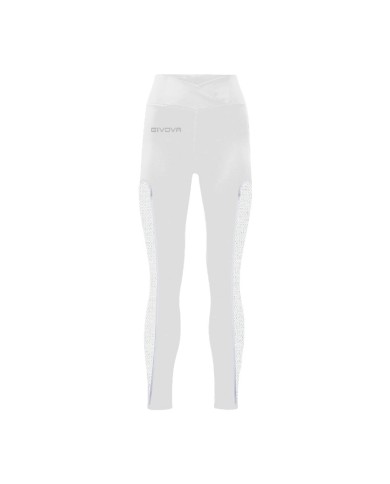 Leggins VELO Givova GIVDANCE07 Danza Fitness Tempo Libero Bianco Leggins VELO Givova GIVDANCE07 Danza Fitness Tempo Libero Bianco