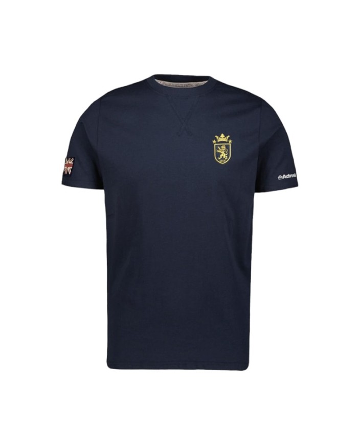 T-Shirt Admiral AD3035EI003 Blu Manica Corta da Uomo in Cotone T-Shirt Admiral AD3035EI003 Blu Manica Corta da Uomo in Cotone