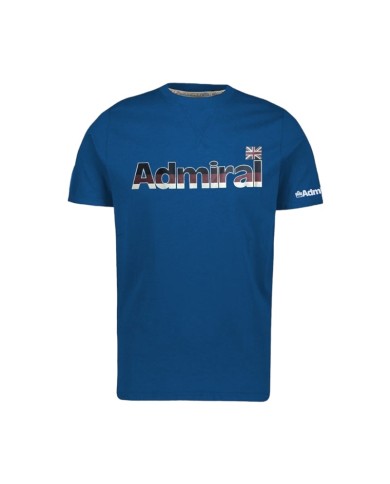 T-Shirt Manica Corta Admiral AD3048JREI150 Azzurra per Ragazzi in Cotone