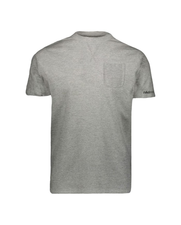 T-Shirt Admiral AD3110EI001 Grigia Manica Corta con Taschino da Uomo in Cotone T-Shirt Admiral AD3110EI001 Grigia Manica Corta con Taschino da Uomo in Cotone