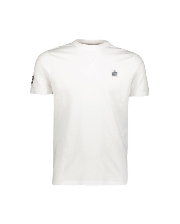 T-Shirt Manica Corta Admiral AD3034EI002 Bianca da Uomo in Cotone T-Shirt Manica Corta Admiral AD3034EI002 Bianca da Uomo in Cotone