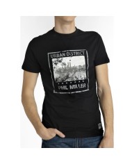 T-Shirt Phil Miller PHM202PR013 Uomo Navy in Cotone