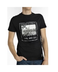 T-Shirt Phil Miller PHM202PR013 Uomo Navy in Cotone