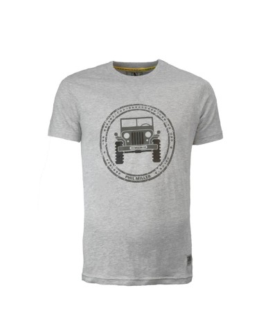 T-Shirt Phil Miller PHM242PR010 Manica Corta da Uomo Grigia in Cotone Jersey T-Shirt Phil Miller PHM242PR010 Manica Corta da Uomo Grigia in Cotone Jersey