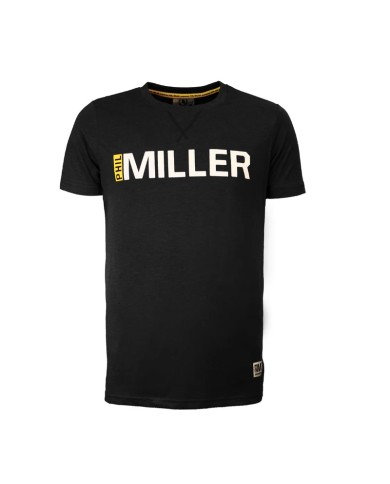 T-Shirt Phil Miller PHM290PM003 Manica Corta Nera in Cotone T-Shirt Phil Miller PHM290PM003 Manica Corta Nera in Cotone