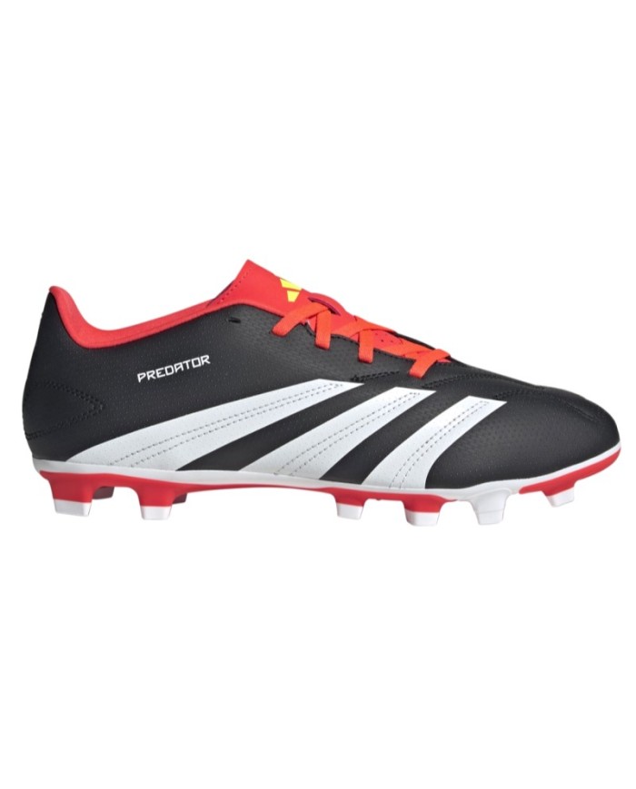 Scarpe da Calcio Adidas Predator Club FxG Adulto Nero Rosso IG7760
