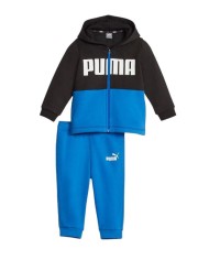 Tuta da Bambino Puma  Minicats Colorblock Jog Azzurro Nero 67013747