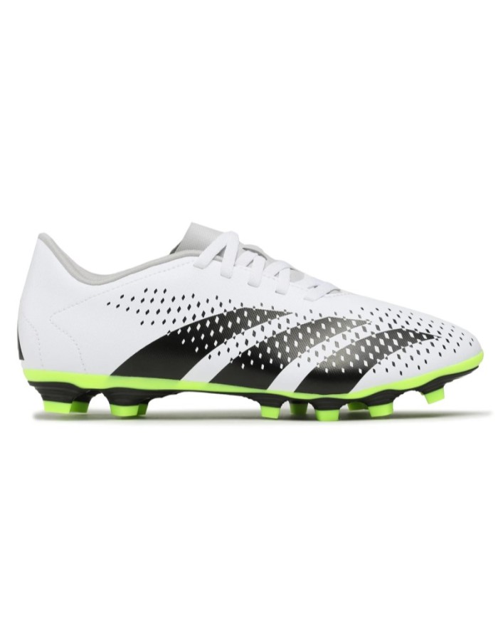 Scarpe da Calcio Adidas Predator Accuracy.4 FxG Firm Ground Bianca GZ0013 Scarpe da Calcio Adidas Predator Accuracy.4 FxG Firm Ground Bianca GZ0013