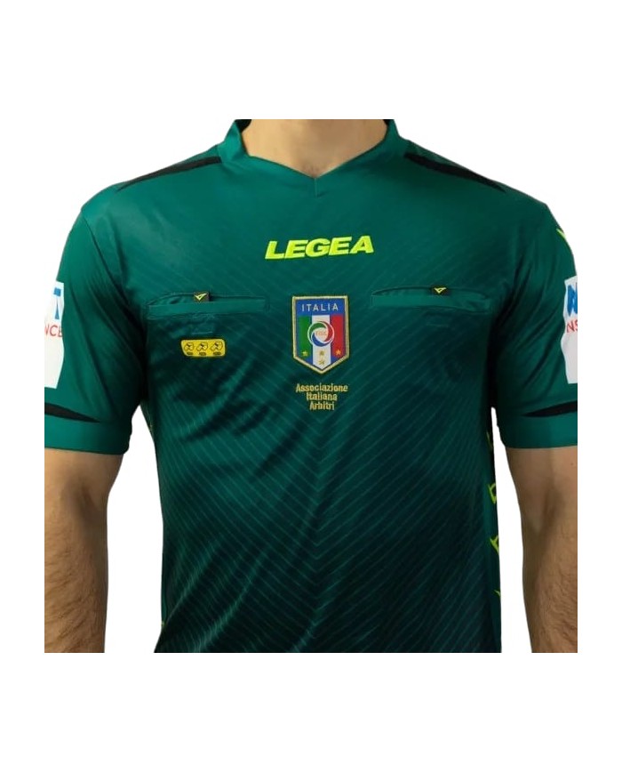 Maglia Arbitro AIA Ufficiale 20/21 Legea Manica Corta Vari Colori Unisex M1164 Maglia Arbitro AIA Ufficiale 20/21 Legea Manica Corta Vari Colori Unisex M1164